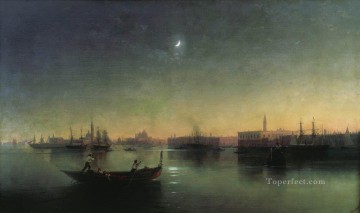 Venecia 1870 Romántico Ivan Aivazovsky Ruso Pinturas al óleo
